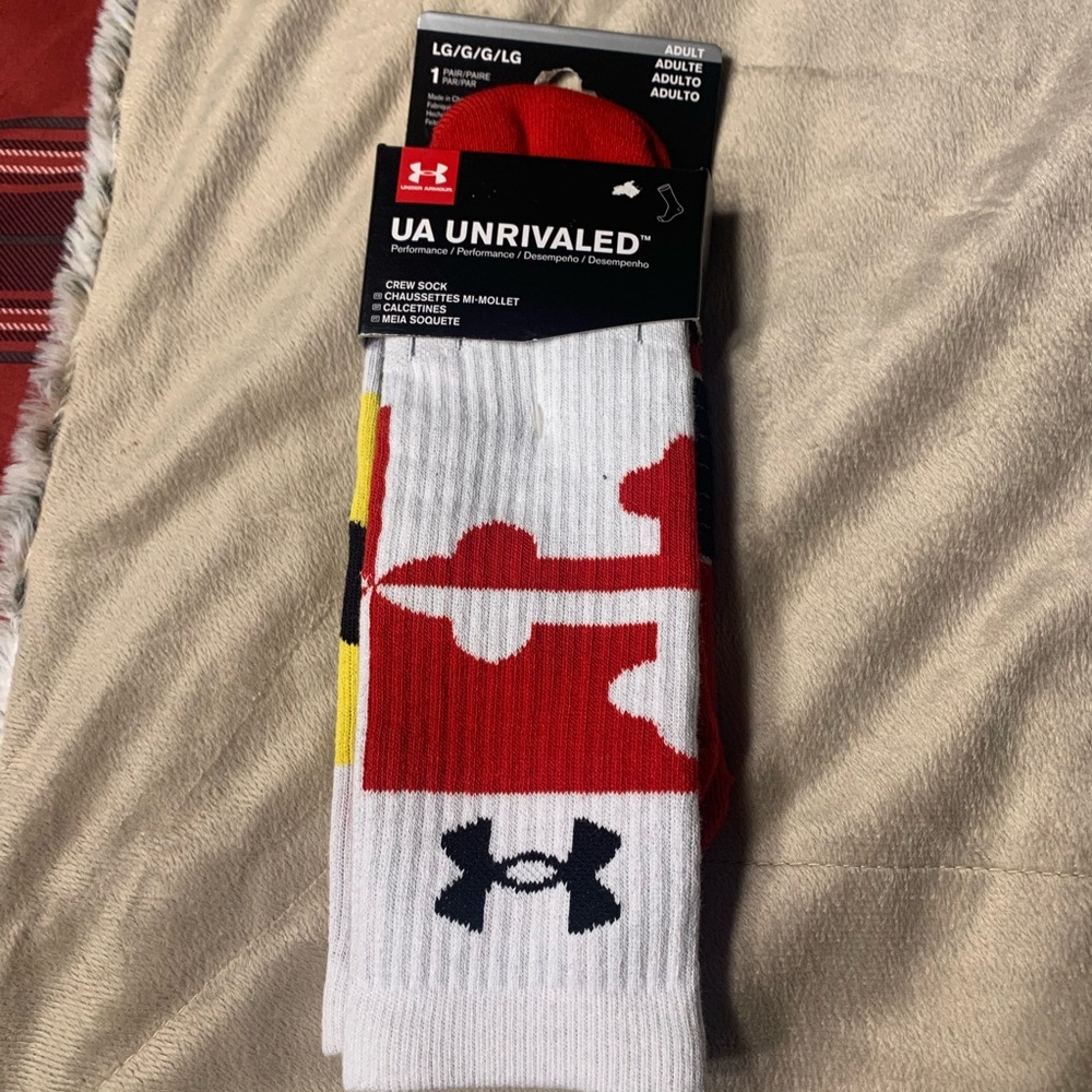 Under Armour Adult Unrivaled Crew Sock 1 pair
